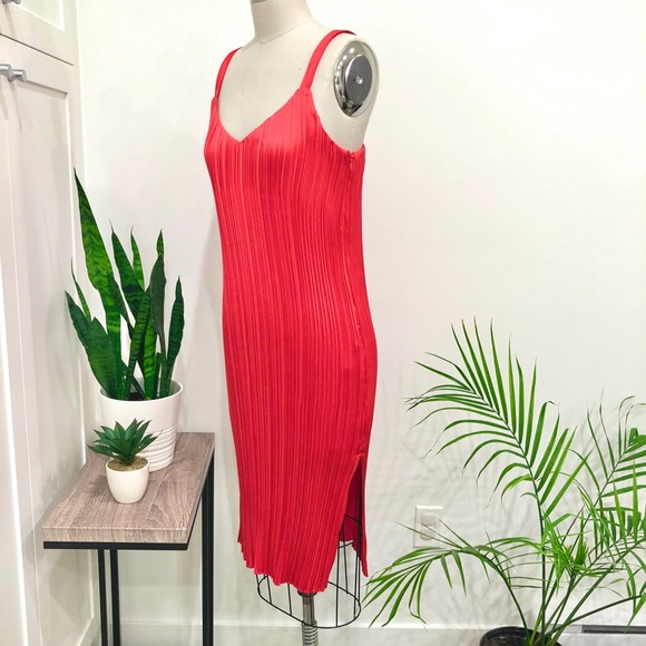 Little Moon Aritzia Pleated Raphia dress XS - Picture 5 of 8